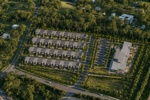 Townhouse residential project at 1-23 Crowson Lane, Munruben