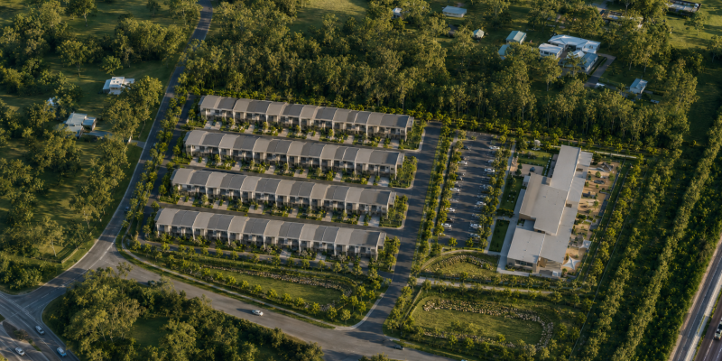 Townhouse residential project at 1-23 Crowson Lane, Munruben