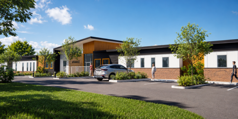 Architectural render of Honour Early Learning at 1-23 Crowson Lane, Munruben