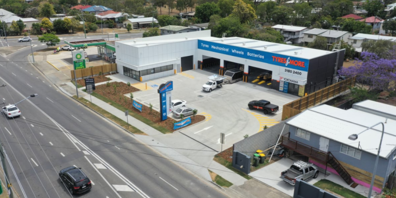 Tyres & More development at 473 Stafford Road, Stafford